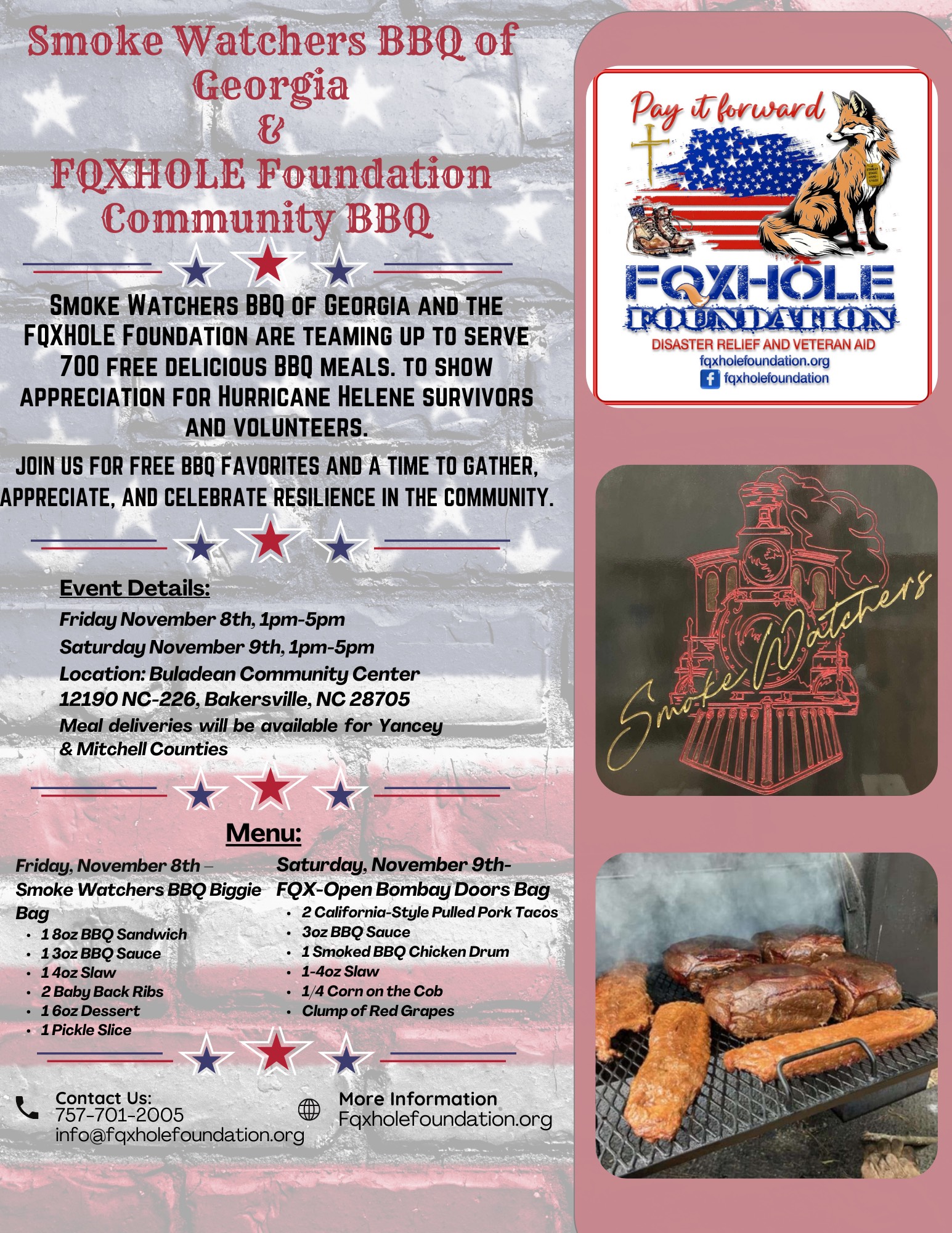 Smoke Watchers BBQ Flyer