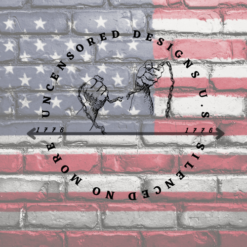 Uncensored Designs Flag Logo